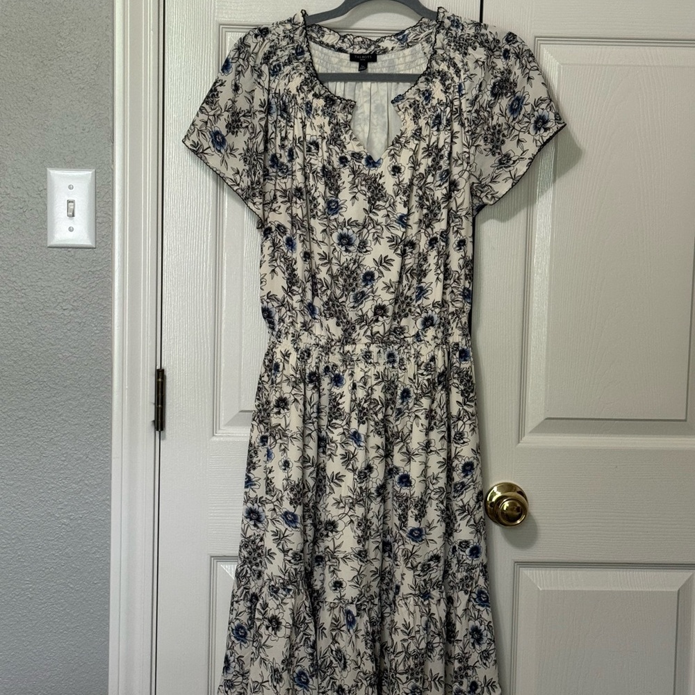 Talbots Petite Cream Dress